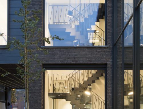 Patrick Janssen Interieurarchitect project Atrium stijlvol zicht van een architectenbureau